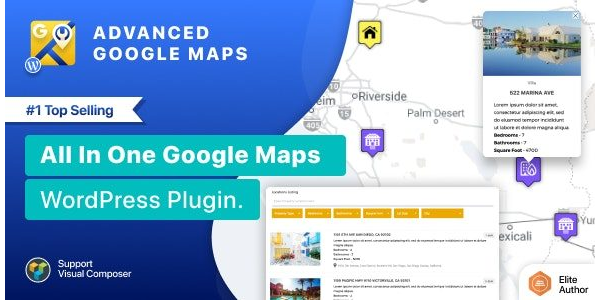 Advanced Google Maps Plugin for Wordpress (WP MAPS PRO)