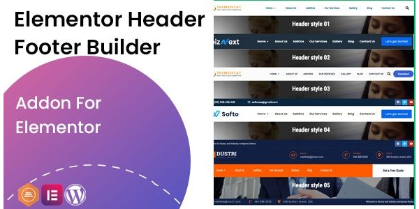 Elementor Header Footer Builder