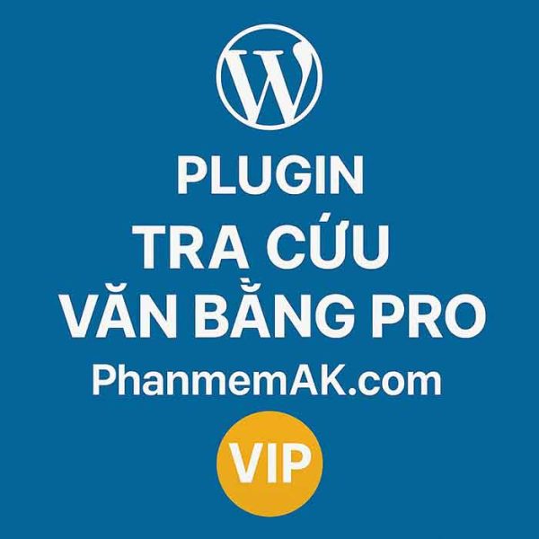 Plugin Tra cứu văn bằng chứng nhận Pro