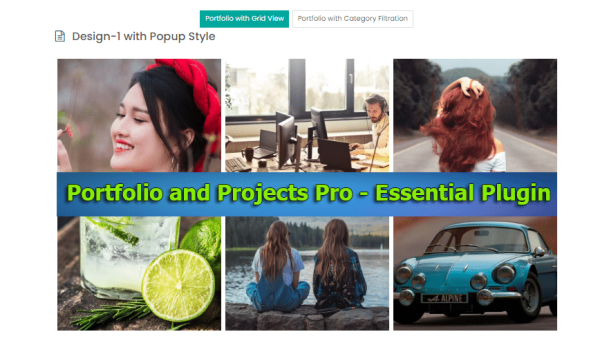 Portfolio and Projects Pro (Essential Plugin)
