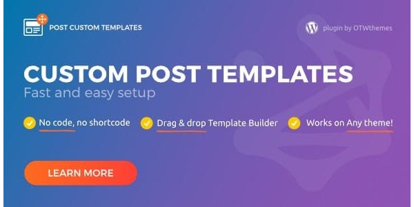 Post Custom Templates Pro