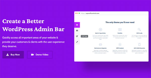 Better Admin Bar Pro (Swift Control Pro)