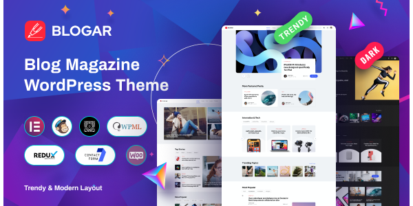 Blogar - Theme cho Blog tin tức