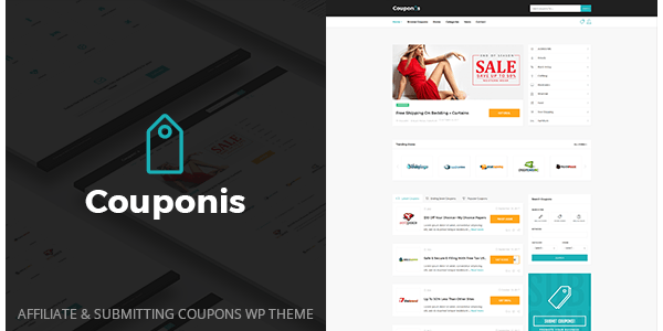 Couponis - Chủ đề WordPress liên kết và mã giảm giá