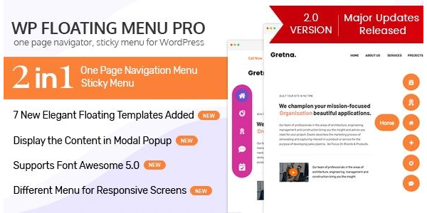 Với WordPress Plugin Menu dọc, bạn càng dễ dàng thiết kế giao diện website ưng ý. Màu sắc, kiểu chữ cùng với menu dọc được thêm vào tạo nên giao diện trang trọng, chuyên nghiệp.