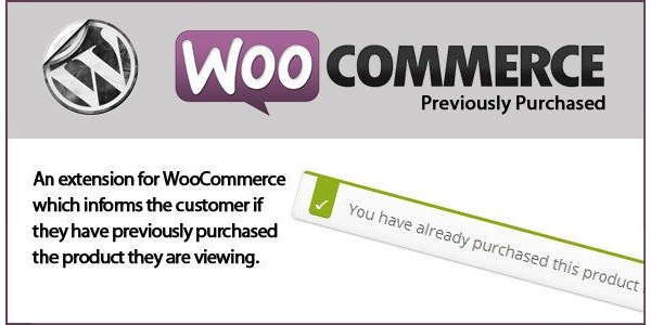 WooCommerce Previously Purchased